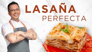 El secreto de la receta perfecta de Lasaña sin cocer primero la pasta [upl. by Adur998]