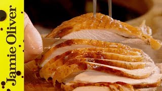 How To Carve A Turkey  Jamie Oliver [upl. by Erihppas]