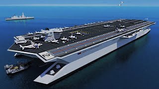 10 Largest And Most Powerful Aircraft Carriers In The World [upl. by Negam]