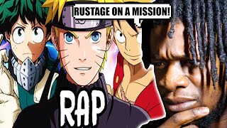 ANIME PROTAGONIST RAP  quotTo the Topquot  RUSTAGE ft Ozzaworld REACTION [upl. by Juanne]