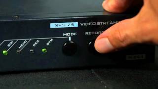 Datavideo NVS25 Tutorial How to Stream to YouTube Live and Record [upl. by Bal]