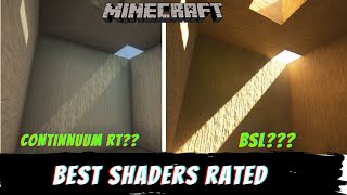 Continuum RT Trash or Cracked Whats the Best Minecraft Shader  Ranking Top Shaders of 2021 Day [upl. by Phippen]