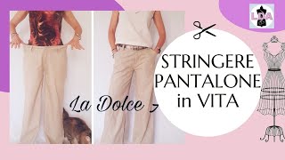 Come stringere un pantalone in vita [upl. by Onivag]