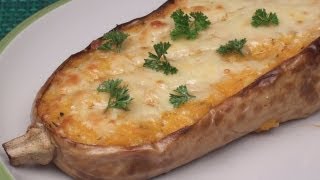 Baked Cheesy Butternut Squash Recipe [upl. by Herc14]