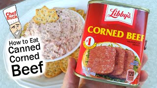 Canned Corned Beef Recipes and Corned Beef Pickle Dip [upl. by Ecargyram]