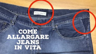 Come allargare jeans in vita [upl. by Kaye923]