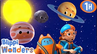 Blippi Meets TALKING PLANETS  Blippi Wonders  Educational Cartoons for Kids [upl. by Aihcats]