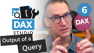 DAX Tools  DAX Studio 6 – Output of a query [upl. by Aizirtap]