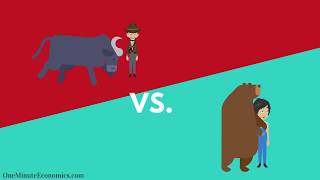 Bull and Bear Markets Bullish vs Bearish Explained in One Minute From Definition to Examples [upl. by Bartlet19]