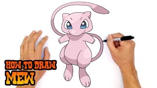 How to Draw Pokemon  Mew [upl. by Isborne]