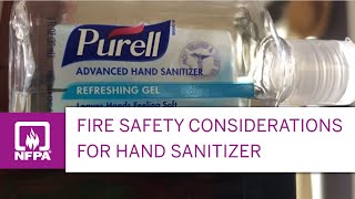 Fire Safety Considerations for Hand Sanitizer [upl. by Vassili]