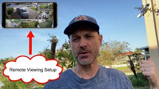 Security Camera System Remote Viewing Setup [upl. by Rhona271]