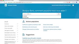 Contacter le service client LinkedIn [upl. by Eceerahs81]