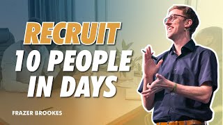 Network Marketing Recruiting – How To Recruit 10 People In 10 Days [upl. by Aramahs863]