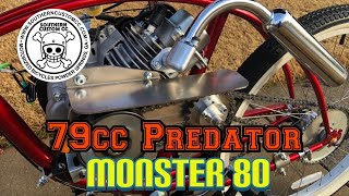 Firmstrong 4 Stroke Predator 79cc Monster 80 Motorized Bike Bicycle [upl. by Bakki835]