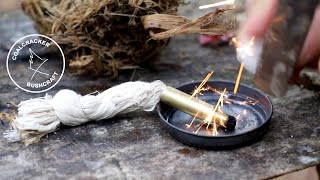 Advanced Survival Fire Making Creating a Tinder Tube [upl. by Sheppard488]