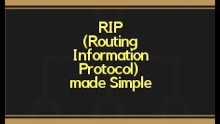 RIP Routing Information Protocol made Simple [upl. by Nakeber769]