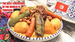 Tunisian Couscous Recipe  The Traditional method  How to make a couscous [upl. by Geoff979]