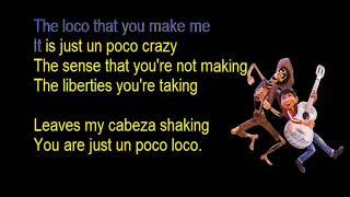 Poco Loco Videoke  Karaoke No Vocals with English and Spanish Lyrics [upl. by Elokin]