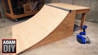 How to build a Skate Ramp  Quarter Half Pipe [upl. by Franciska]