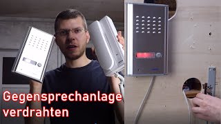 Gegensprecheinrichtung verdrahten ElektroM [upl. by Aihceyt]