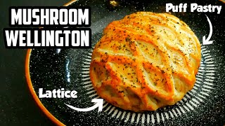 Mushroom Wellington  The Perfect Vegetarian Recipe for Christmas thanksgiving or a dinner party [upl. by Eerized]