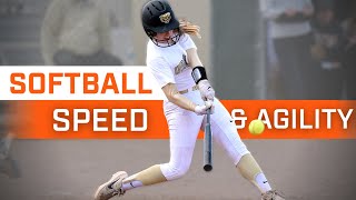 Softball Speed Agility and Strength Workout [upl. by Delores]