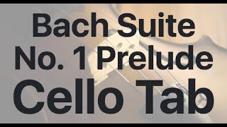 Learn Bach Suite No 1 Prelude on Cello  How to Play Tutorial [upl. by Ancier534]