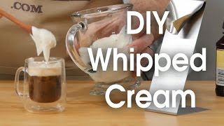 DIY whipped cream in 60 seconds [upl. by Siobhan]