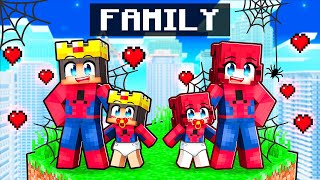 Having A SUPERHERO FAMILY in Minecraft [upl. by Sallyann]