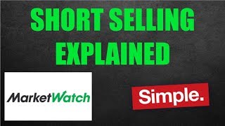 MarketWatch Stock Game Short Selling Explained For Beginners [upl. by Nomyt153]