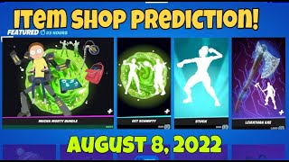 August 8 2022  Fortnite Item Shop Prediction [upl. by Montanez]