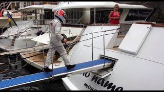 Kimi Raikkonen goes straight to his yacht [upl. by Bulley246]