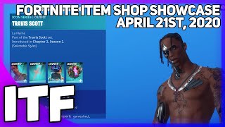 Fortnite Item Shop NEW TRAVIS SCOTT SHOP April 21st 2020 Fortnite Battle Royale [upl. by Aneral]