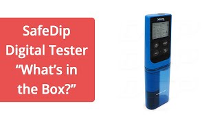 Solaxx® SAFEDIP 6in1 Electronic Water Chemistry Tester  quotWhats in the boxquot [upl. by Oicanata]