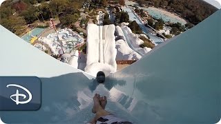 Summit Plummet  Blizzard Beach POV  Walt Disney World [upl. by Yelssew]