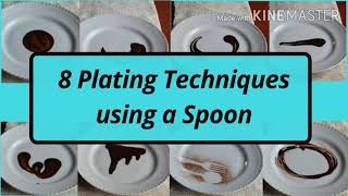 Sauce Plating Techniques using a Spoon [upl. by Fradin]