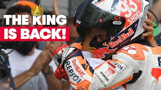 Marc Marquez Wins Again After 581 Days  MotoGP Germany [upl. by Yelah]