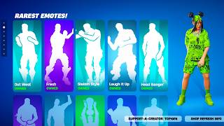 The RAREST Fortnite Emotes [upl. by Arnuad]