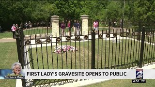 First ladys gravesite opens to public [upl. by Anala]