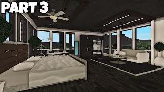 Bloxburg Modern Lakefront Mansion Speedbuild Part 34 Interior [upl. by Christensen232]