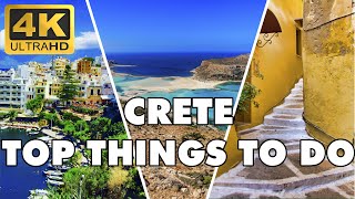 ✅ TOP 10 Things to Do in Crete Greece ► Best Beaches to Visit ► [upl. by Bowie754]