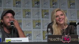 Vikings SDCC 2016 Will Lagertha and Ragnar reunite [upl. by Nyrat]