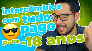 3 INTERCÂMBIOS PARA MENORES DE 18 ANOS COM BOLSA DE ESTUDOS [upl. by Rasia]