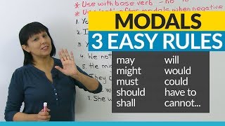 No more mistakes with MODALS 3 Easy Rules [upl. by Grayson]