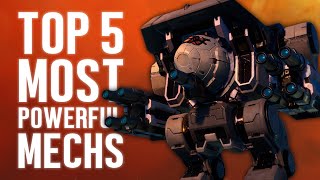 MechWarrior 5 Clans  Top 5 Most Powerful Mechs [upl. by Namref25]