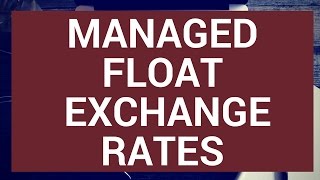 Managed float exchange rates [upl. by Irret]