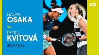 Naomi Osaka vs Petra Kvitova Full Match  Australian Open 2019 Final [upl. by Deer]