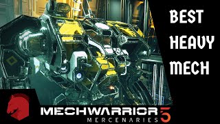 Warhammer The Best Heavy Mech in Mechwarrior 5 Mercenaries [upl. by Mikiso]