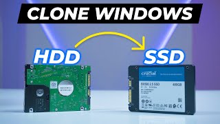 Clone Windows 10 HDD to SSD using Macrium Reflect FREE  Copy C Drive Partition to new SSD or HDD [upl. by Damal]